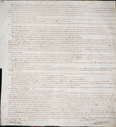 Load The Ratification of the proposed Constitution of the United States by the State of New York in Convention Assembled at Poughkeepsie, July 26, 1788 in Main Document Viewer