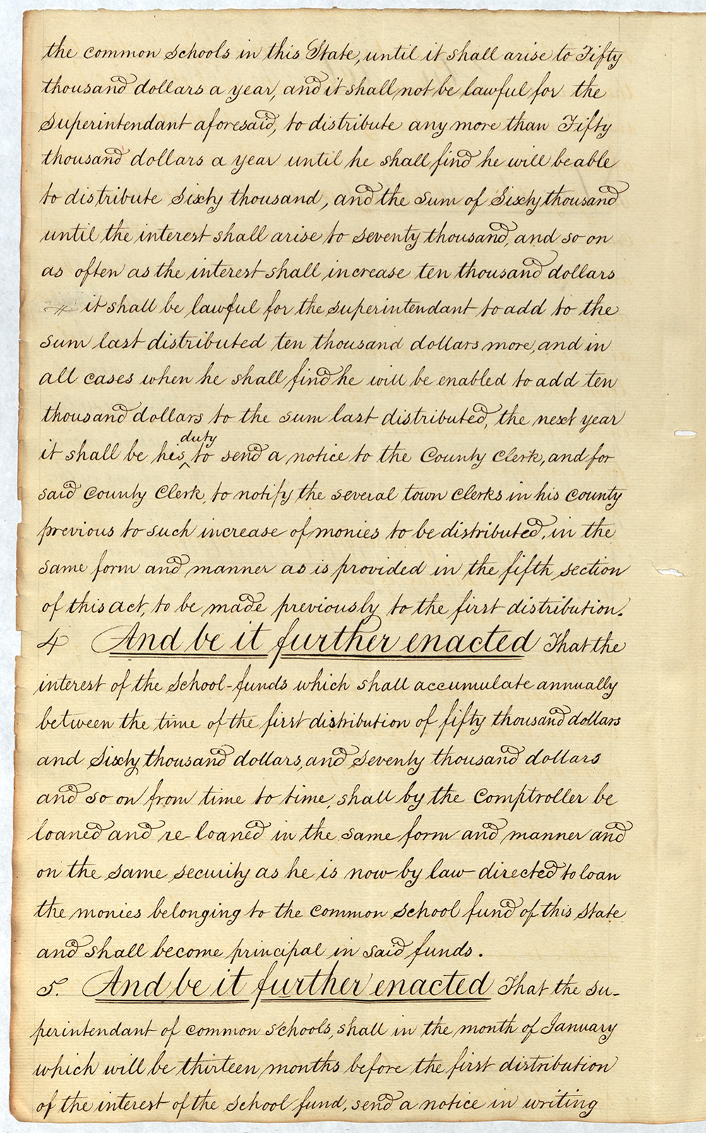 An Act for the establishment of Common Schools page 2