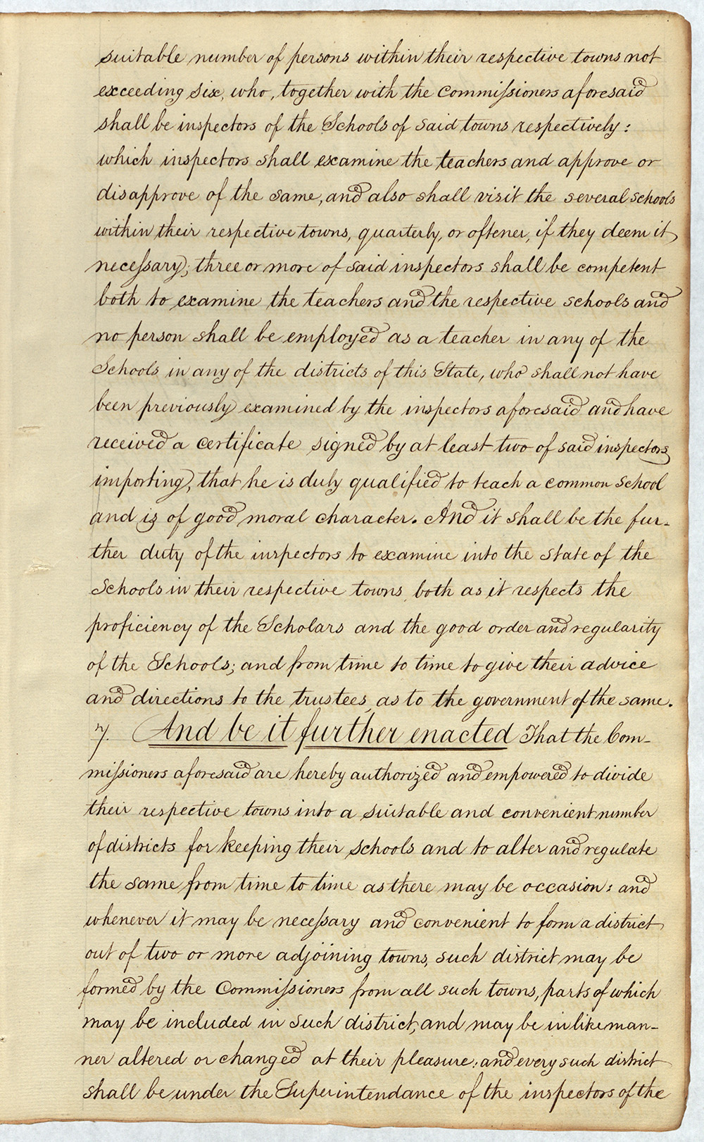 An Act for the establishment of Common Schools page 5