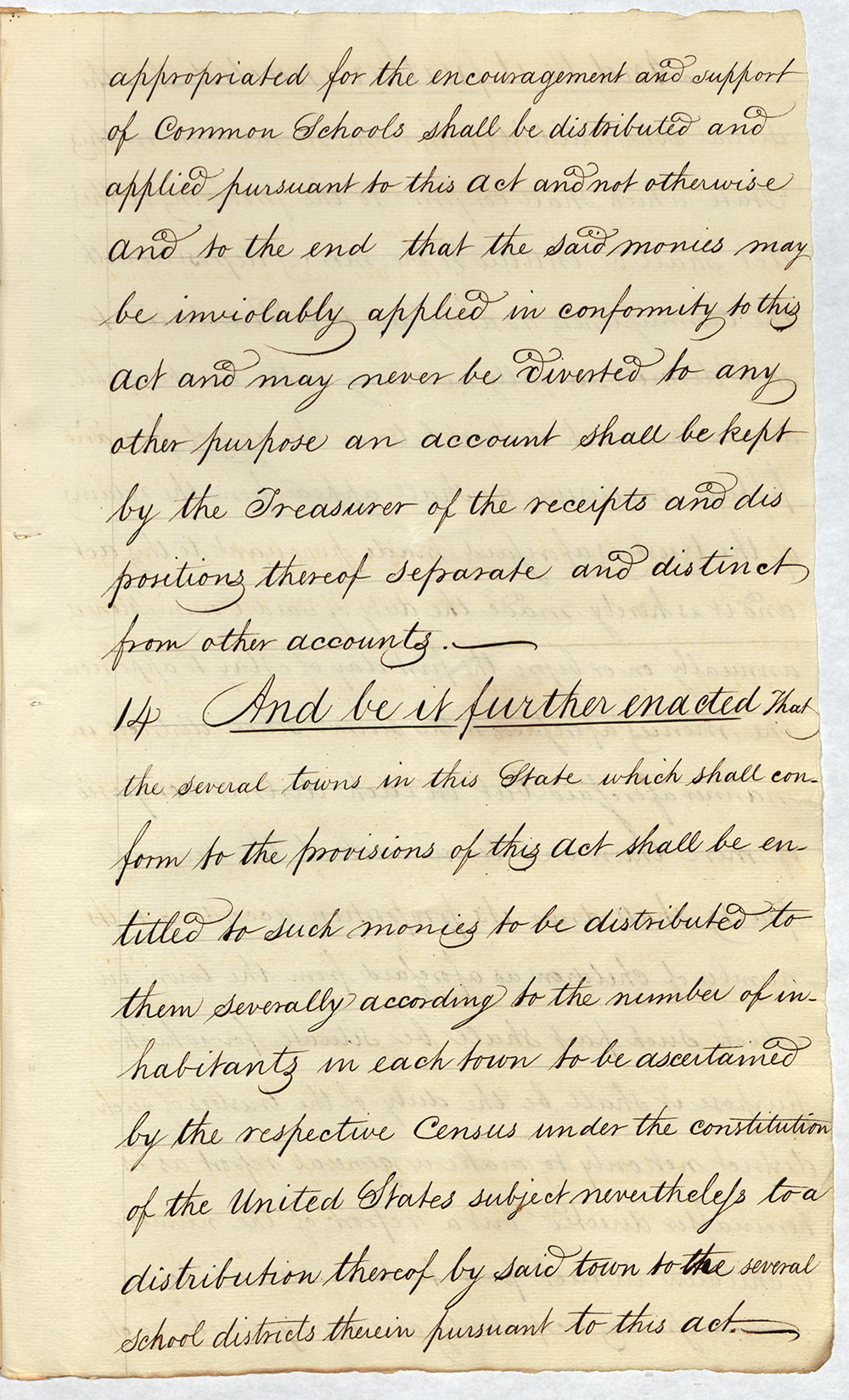 An Act for the establishment of Common Schools page 11