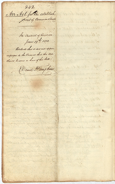 An Act for the establishment of Common Schools thumbnail page 18
