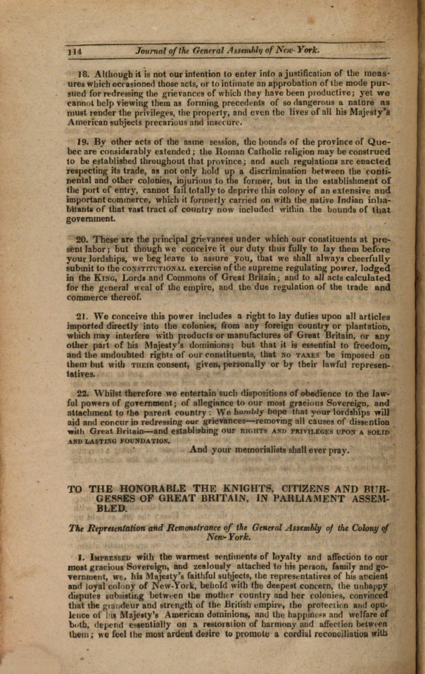 Appealing for reconciliation with Britain, March 25, 1775 page 7