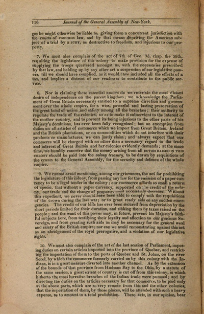 Load Appealing for reconciliation with Britain, March 25, 1775 in Main Document Viewer