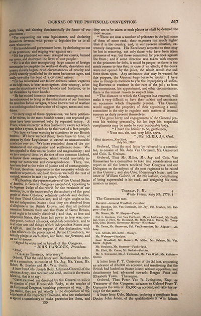 New York joins the independence movement,  July 9, 1776 thumbnail page 2