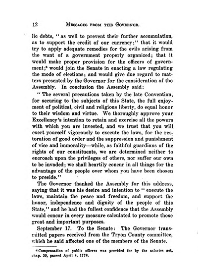 The new governor defines the executive’s role, September 10, 1777 thumbnail page 6