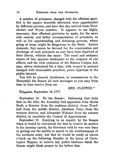 The new governor defines the executive’s role, September 10, 1777 thumbnail page 8