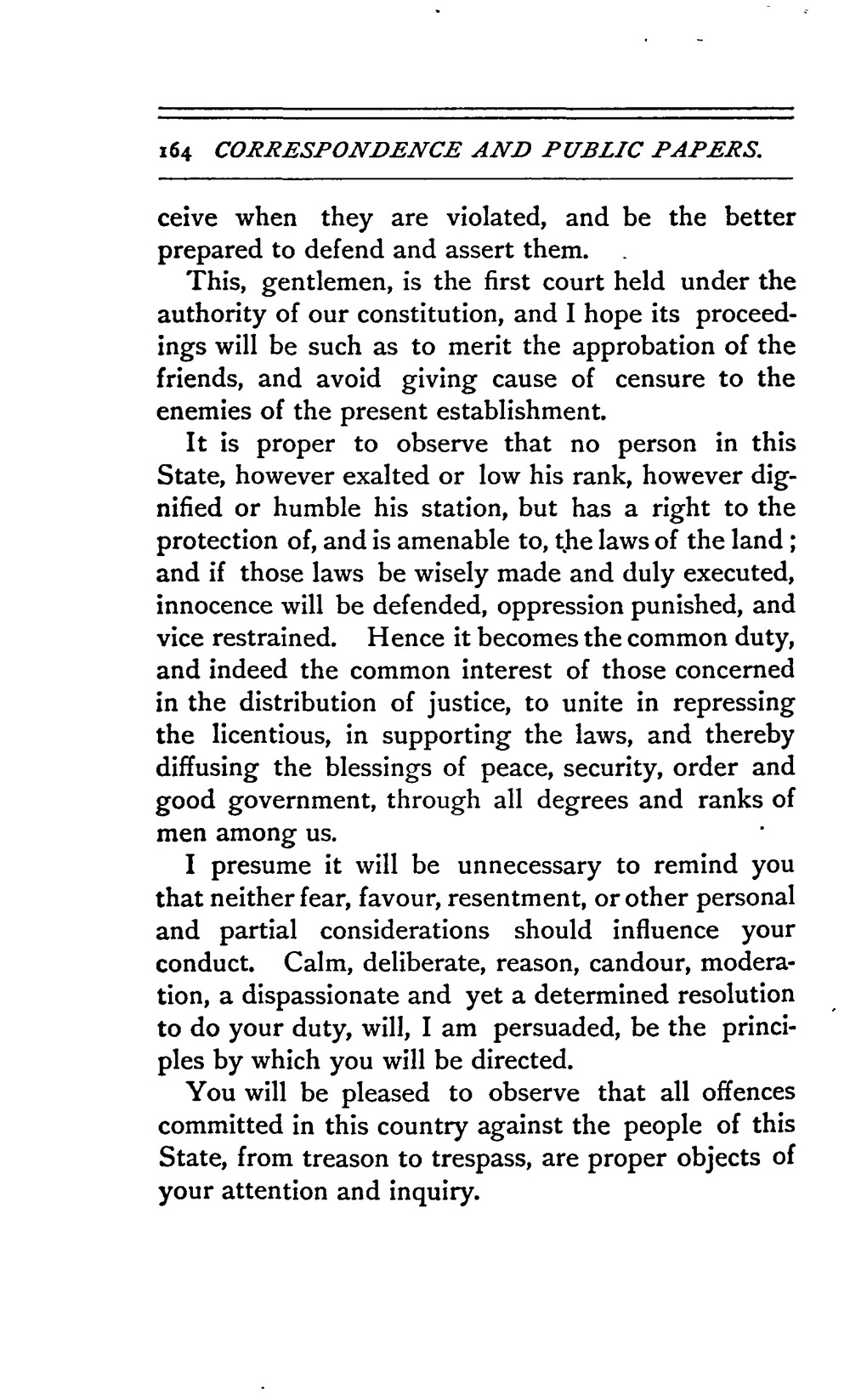 The new Chief Justice explains citizens’ rights and responsibilities under the new constitution, September 9, 1777 page 7