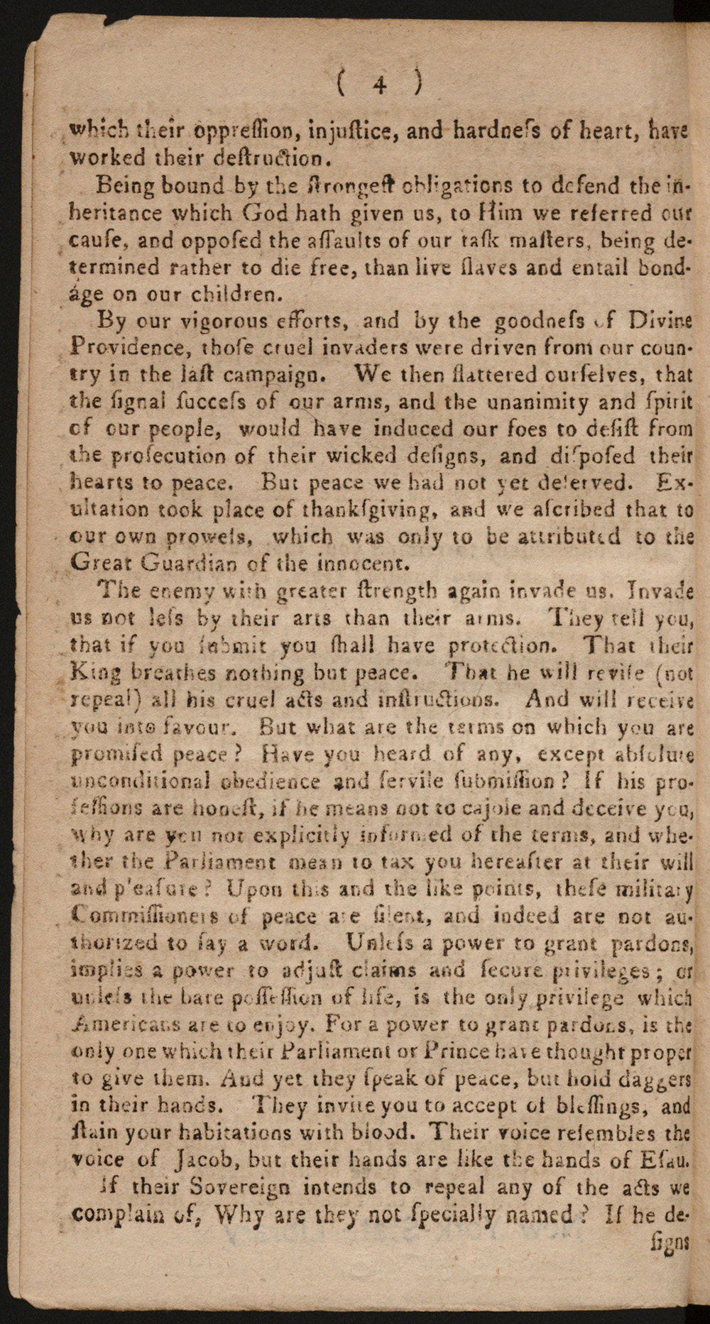 An Address of the Convention of Representatives of the State of New York to Their Constituents, December 23, 1776 page 4