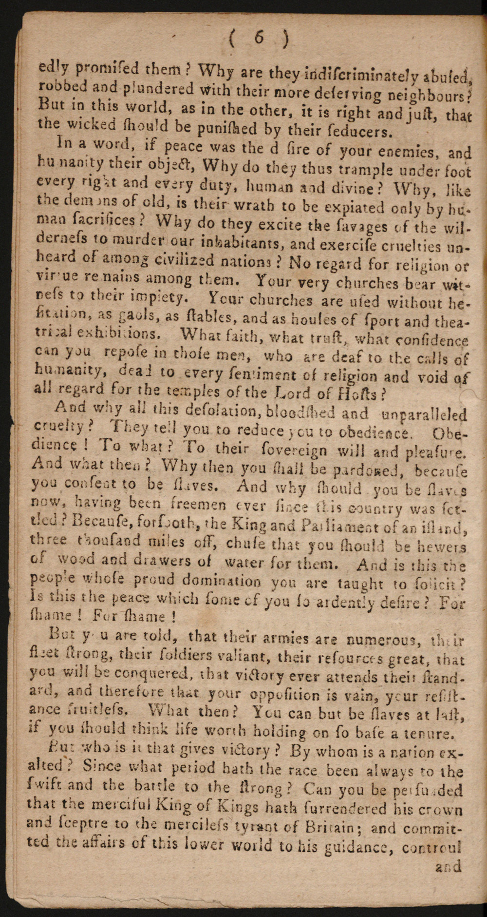 An Address of the Convention of Representatives of the State of New York to Their Constituents, December 23, 1776 page 6