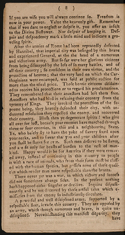 Load An Address of the Convention of Representatives of the State of New York to Their Constituents, December 23, 1776 in Main Document Viewer