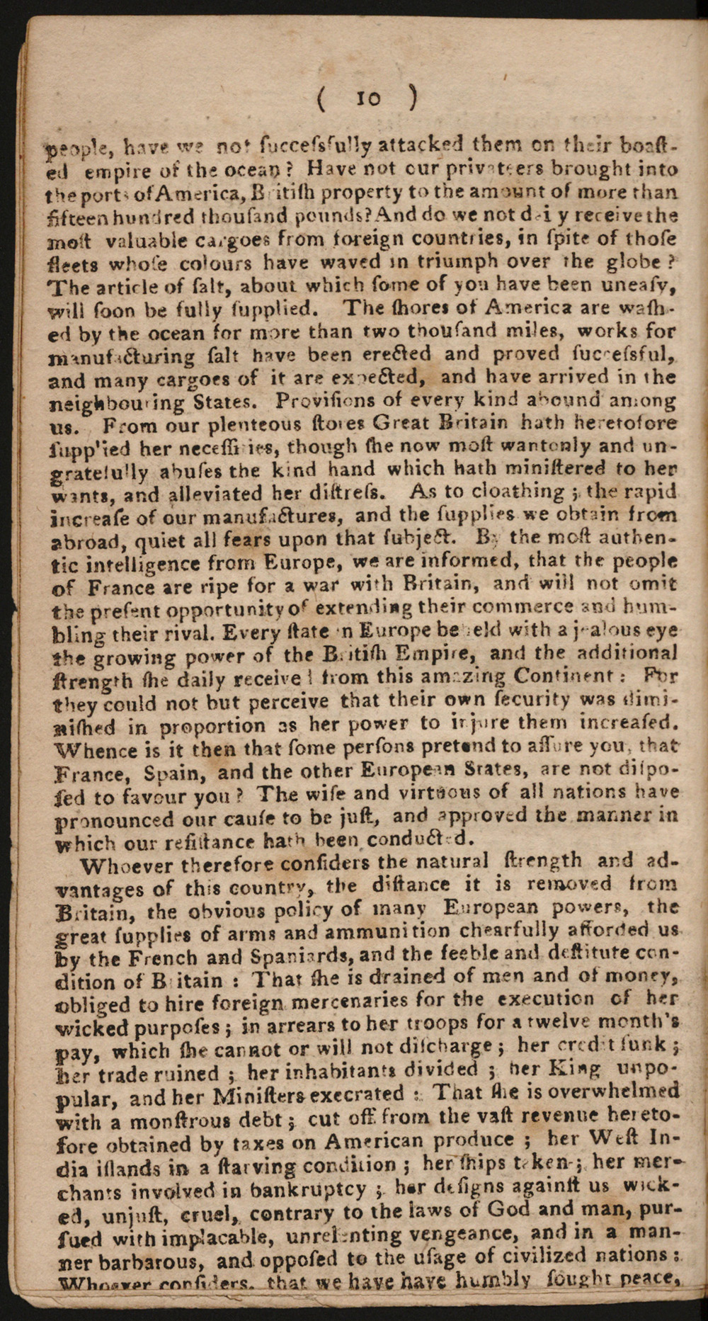 An Address of the Convention of Representatives of the State of New York to Their Constituents, December 23, 1776 page 10