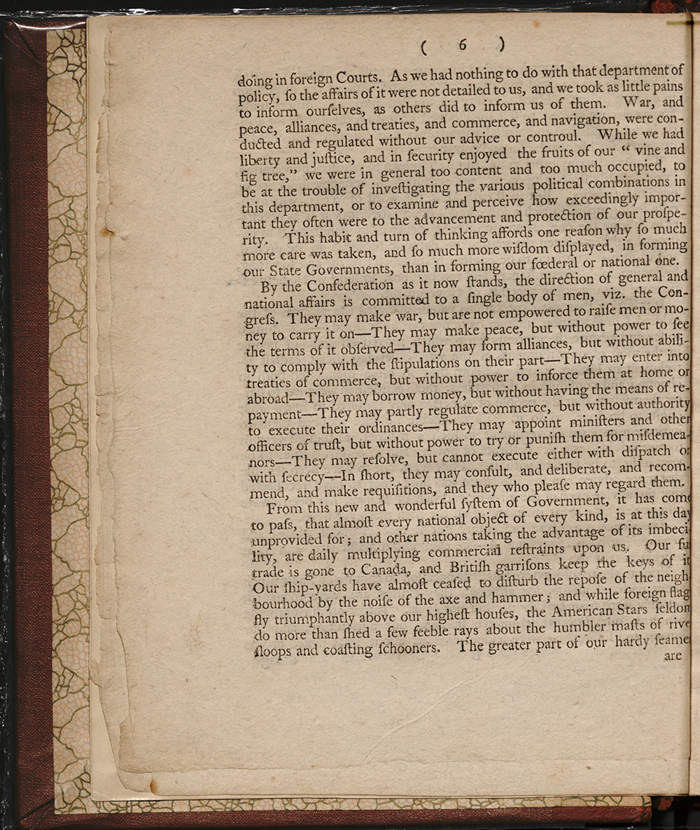 An Address to the People of the State of New York on the Subject of the Constitution, Agreed Upon at Philadelphia, the 17th of September, 1787, April 12, 1788 page 5