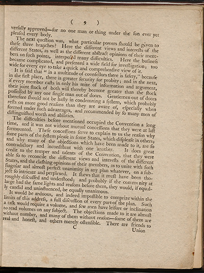 Load An Address to the People of the State of New York on the Subject of the Constitution, Agreed Upon at Philadelphia, the 17th of September, 1787, April 12, 1788 in Main Document Viewer