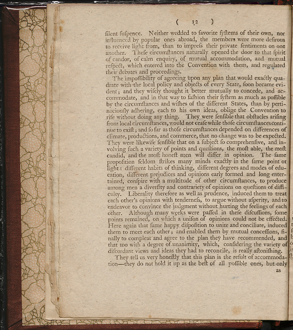 An Address to the People of the State of New York on the Subject of the Constitution, Agreed Upon at Philadelphia, the 17th of September, 1787, April 12, 1788 page 11