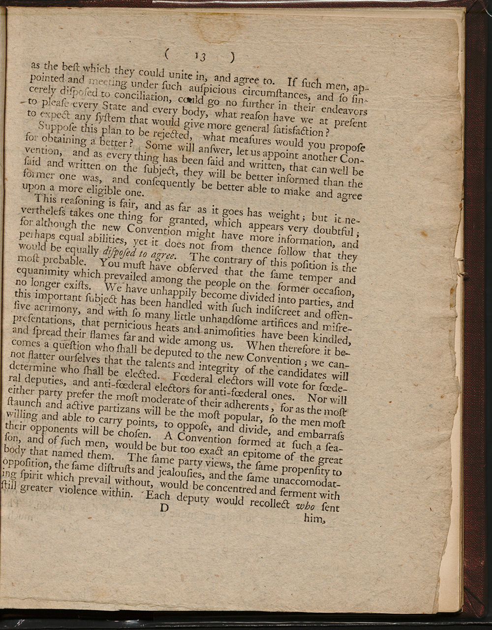 An Address to the People of the State of New York on the Subject of the Constitution, Agreed Upon at Philadelphia, the 17th of September, 1787, April 12, 1788 page 12