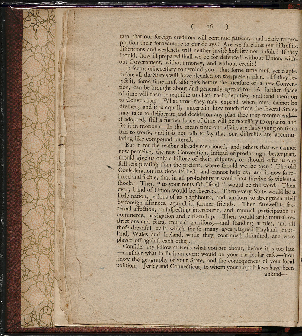 An Address to the People of the State of New York on the Subject of the Constitution, Agreed Upon at Philadelphia, the 17th of September, 1787, April 12, 1788 page 15