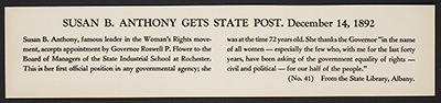 Letter to Roswell P. Flower from Susan B. Anthony: manuscript, December 14, 1892 thumbnail page 3