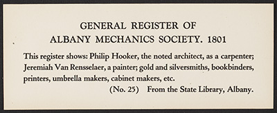 Albany Mechanics' General register : manuscript, 1801-1802 thumbnail page 3