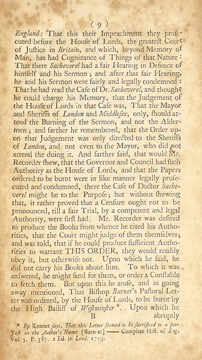 The trial of John Peter Zenger, of New-York, printer, who was tried and acquitted, for printing and publishing a libel against the government : with the pleadings and arguments on both sides thumbnail page 13