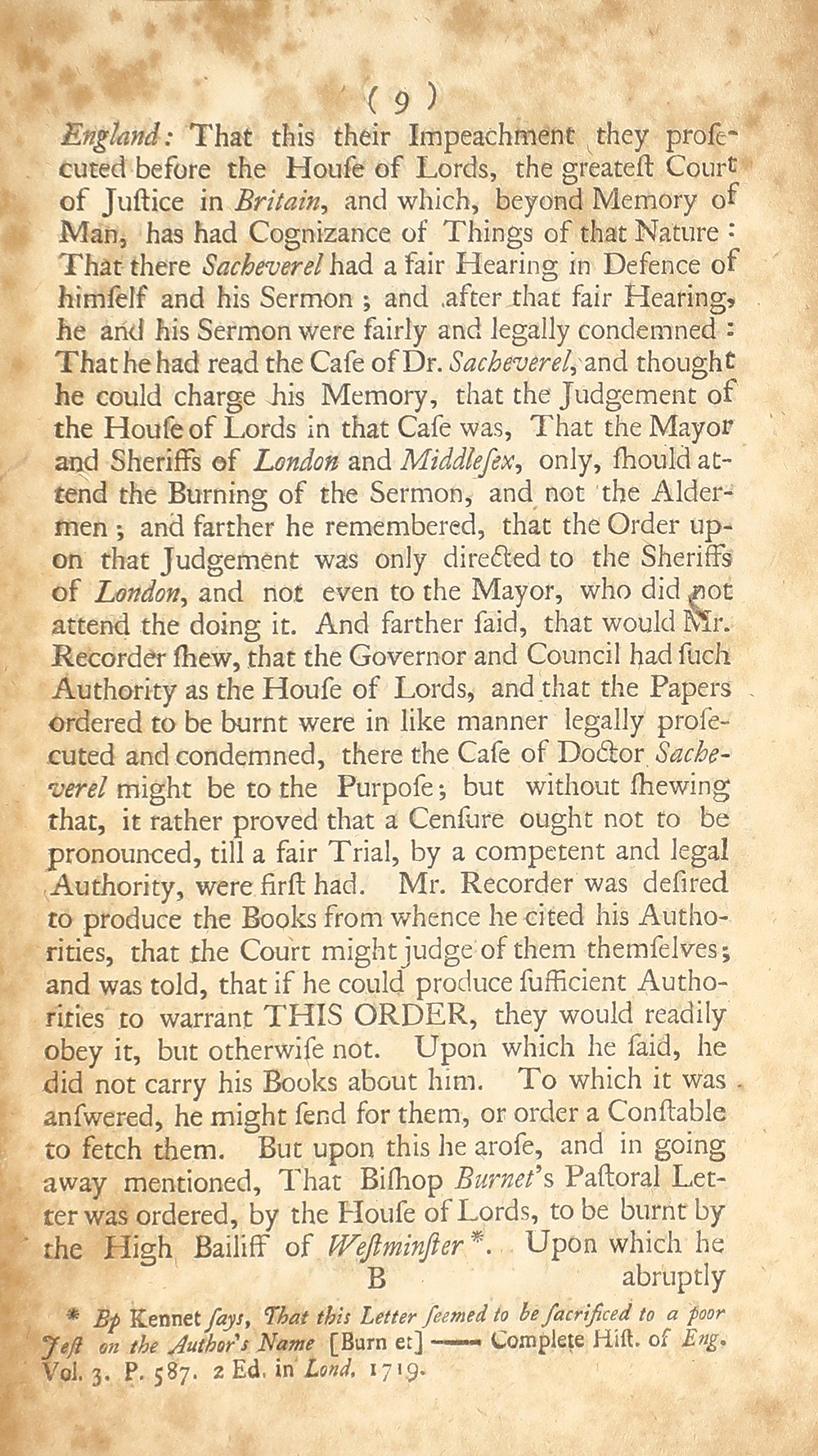 The trial of John Peter Zenger, of New-York, printer, who was tried and acquitted, for printing and publishing a libel against the government : with the pleadings and arguments on both sides page 13
