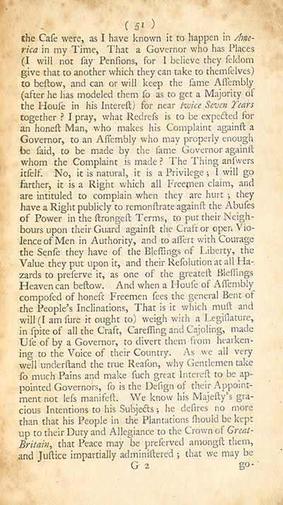 The trial of John Peter Zenger, of New-York, printer, who was tried and acquitted, for printing and publishing a libel against the government : with the pleadings and arguments on both sides thumbnail page 55