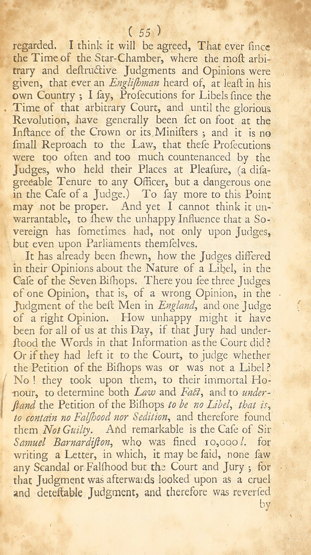 The trial of John Peter Zenger, of New-York, printer, who was tried and acquitted, for printing and publishing a libel against the government : with the pleadings and arguments on both sides page 59