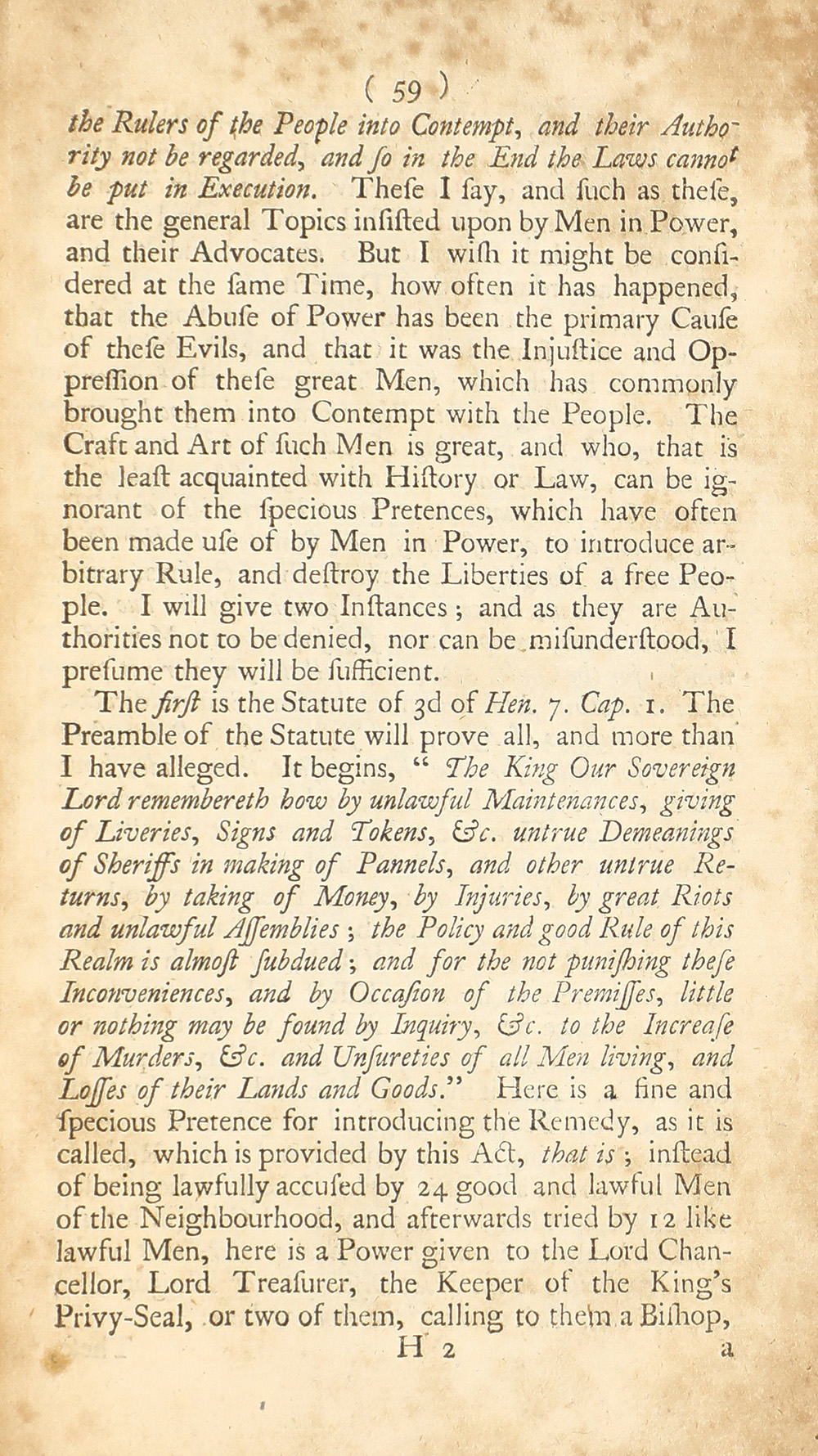 The trial of John Peter Zenger, of New-York, printer, who was tried and acquitted, for printing and publishing a libel against the government : with the pleadings and arguments on both sides page 63