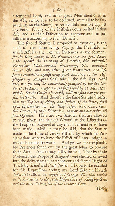 The trial of John Peter Zenger, of New-York, printer, who was tried and acquitted, for printing and publishing a libel against the government : with the pleadings and arguments on both sides thumbnail page 64