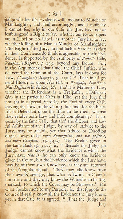 The trial of John Peter Zenger, of New-York, printer, who was tried and acquitted, for printing and publishing a libel against the government : with the pleadings and arguments on both sides thumbnail page 67