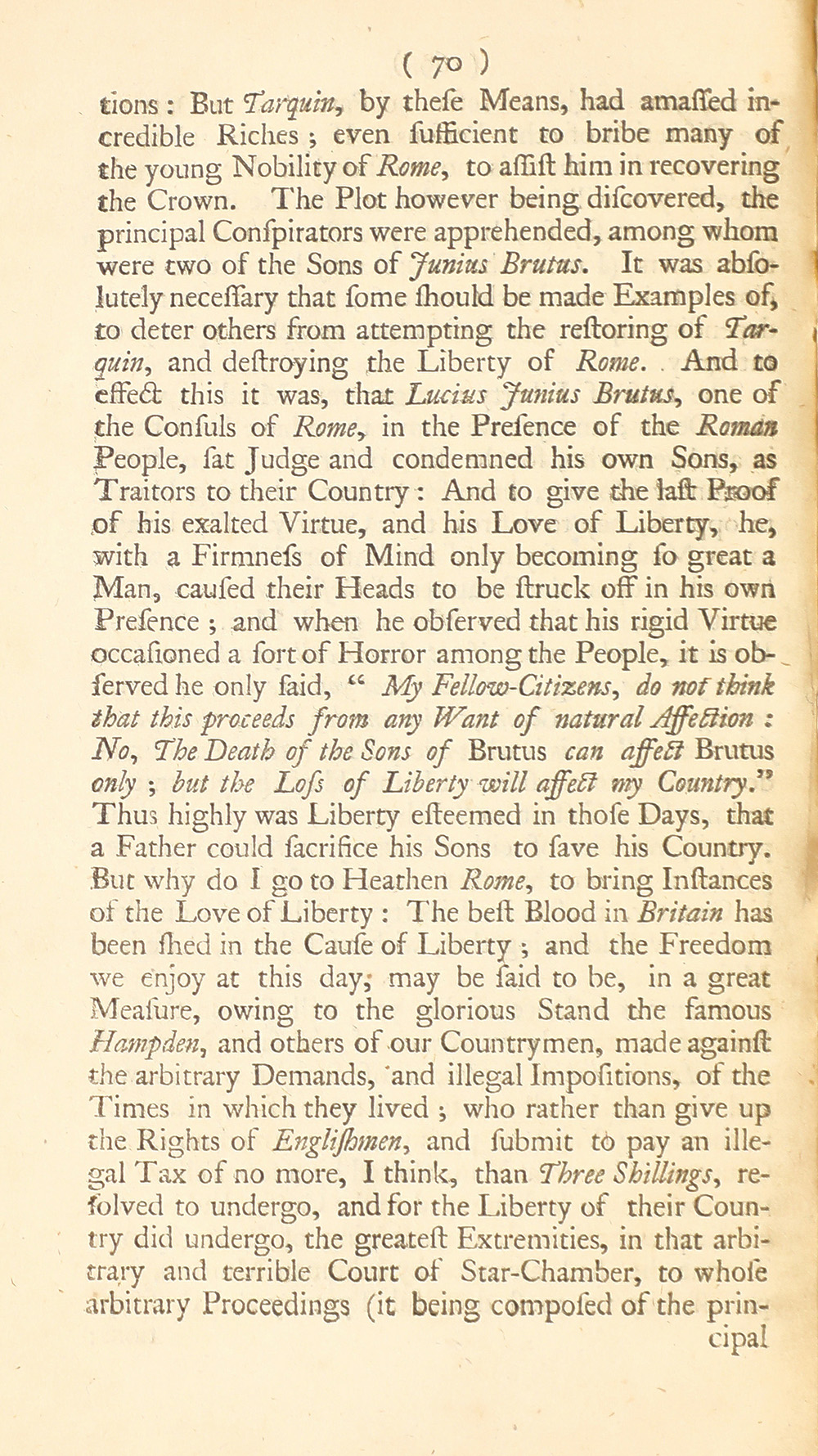 The trial of John Peter Zenger, of New-York, printer, who was tried and acquitted, for printing and publishing a libel against the government : with the pleadings and arguments on both sides page 74