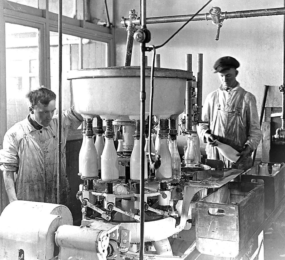 Filling Milk Bottles, 1920 page 1