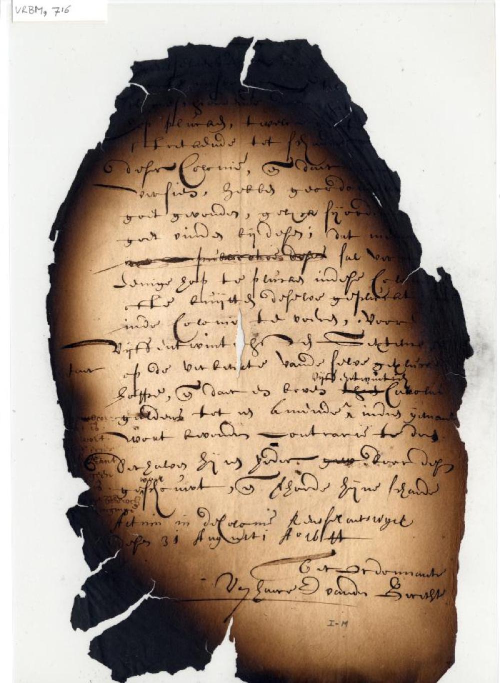 Ordinance Regulating the Picking of Hops, August 31, 1644 page 1