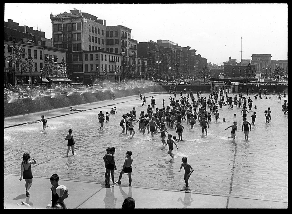 Wading Pool in Chrystie-Forsythe Park, New York City, 1935 page 1