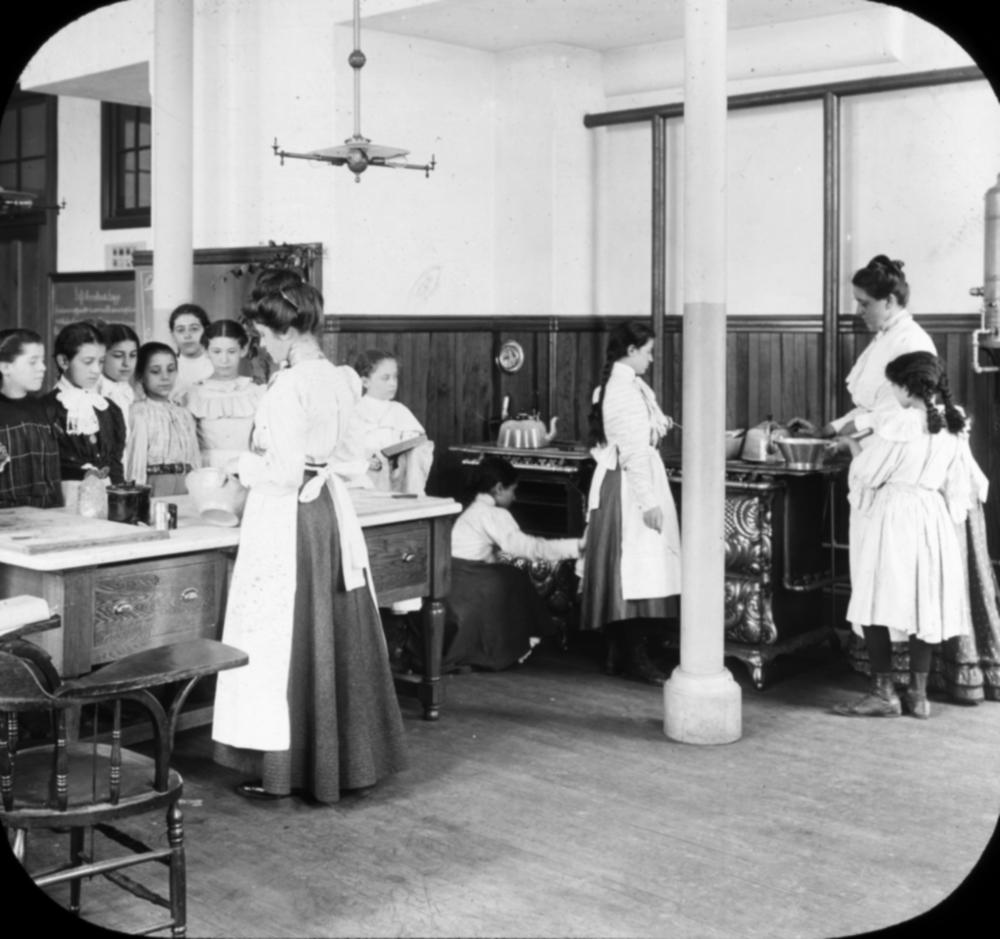 Cooking Class, New York City Public School #1, c. 1900 page 1