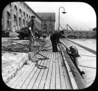 Load Diver at an Electric Power Plant, c. 1900 in Main Document Viewer
