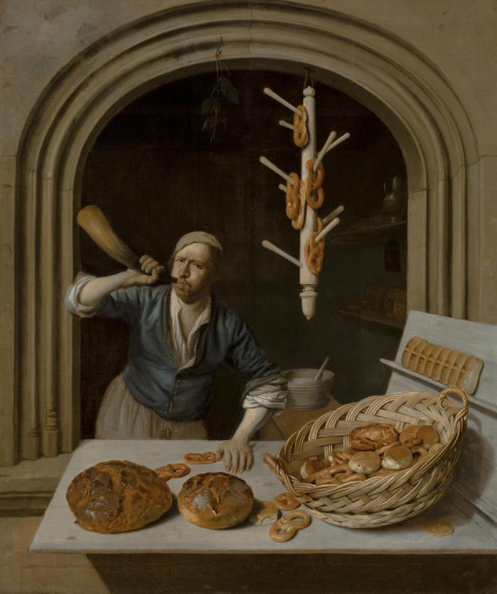 Painting of The Baker by Job Berckheyde, c. 1681 page 1