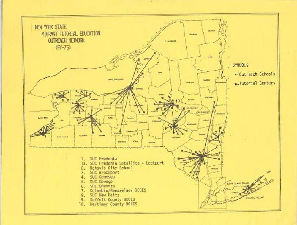New York State Migrant Tutorial Education Outreach Network Flyer, 1976 page 2