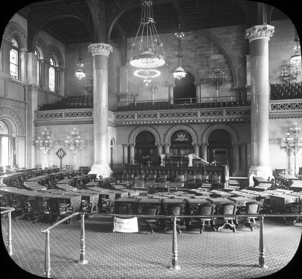Assembly Chamber, New York State Capitol, c. 1900 page 1