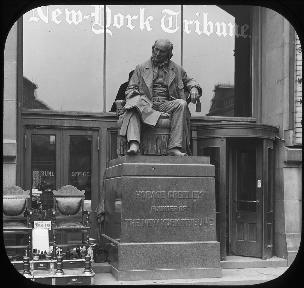 Horace Greeley Statue, New York City, pre-1911 page 1