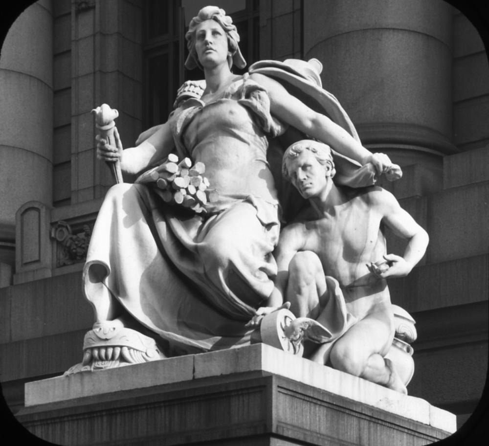 "America" Sculpture, Custom House, New York City, c. 1900 page 1