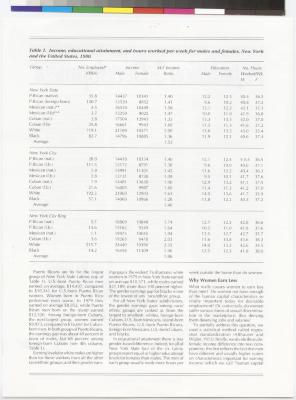 Load The Cost of Being a Latina Woman in New York State, 1991 in Main Document Viewer