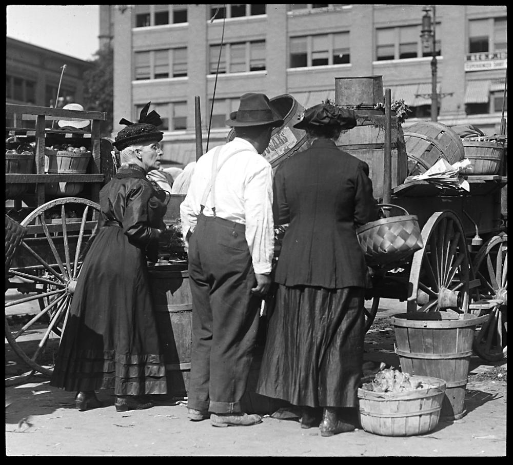 Buying Vegetables, Albany, 1919 page 1