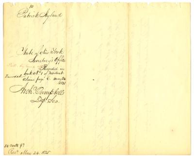 Noncitizen Deposition of Intent to Become a Citizen of the United States, Patrick Hyland, 1825 thumbnail page 2