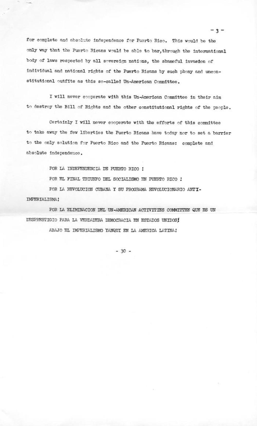 Statement by Jesus Colon to the Walter Commission on Un-American Activities, 1959 page 3
