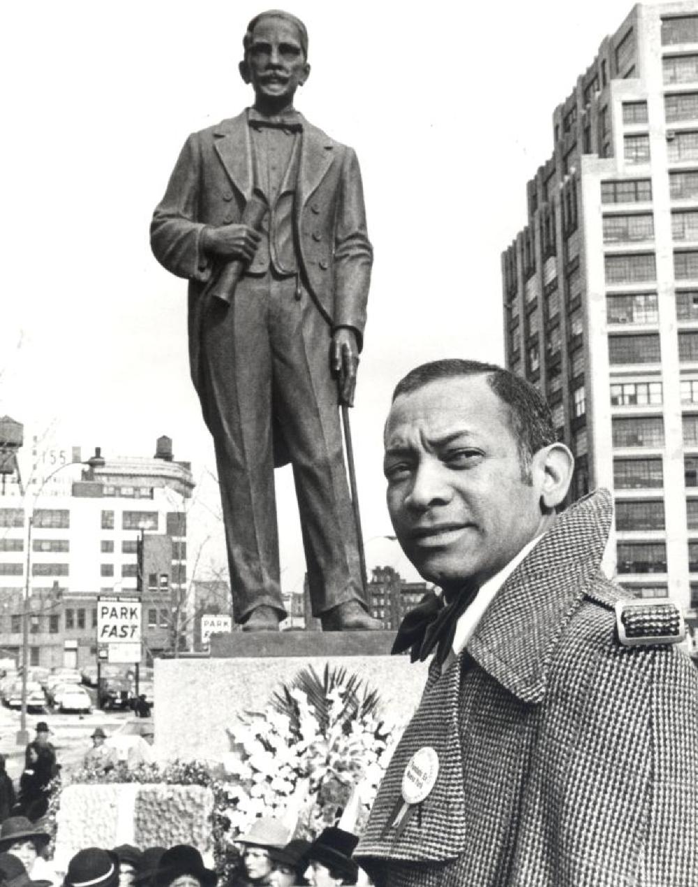 Juan Antonio Paulino at the Statue of Juan Pablo Duarte, New York City, 1978 page 1