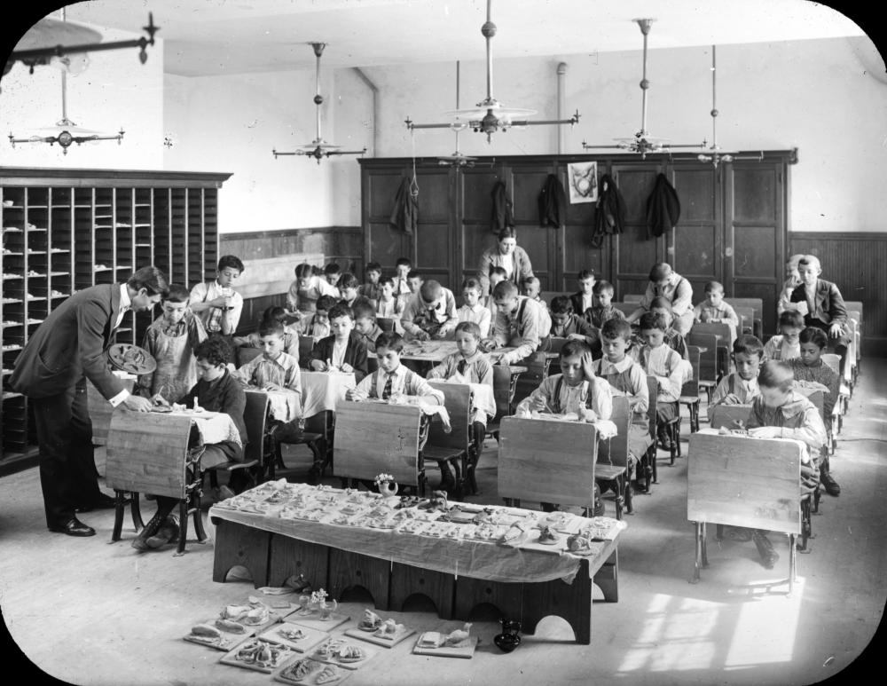 Art Class, New York City Public School #147, c. 1900 page 1