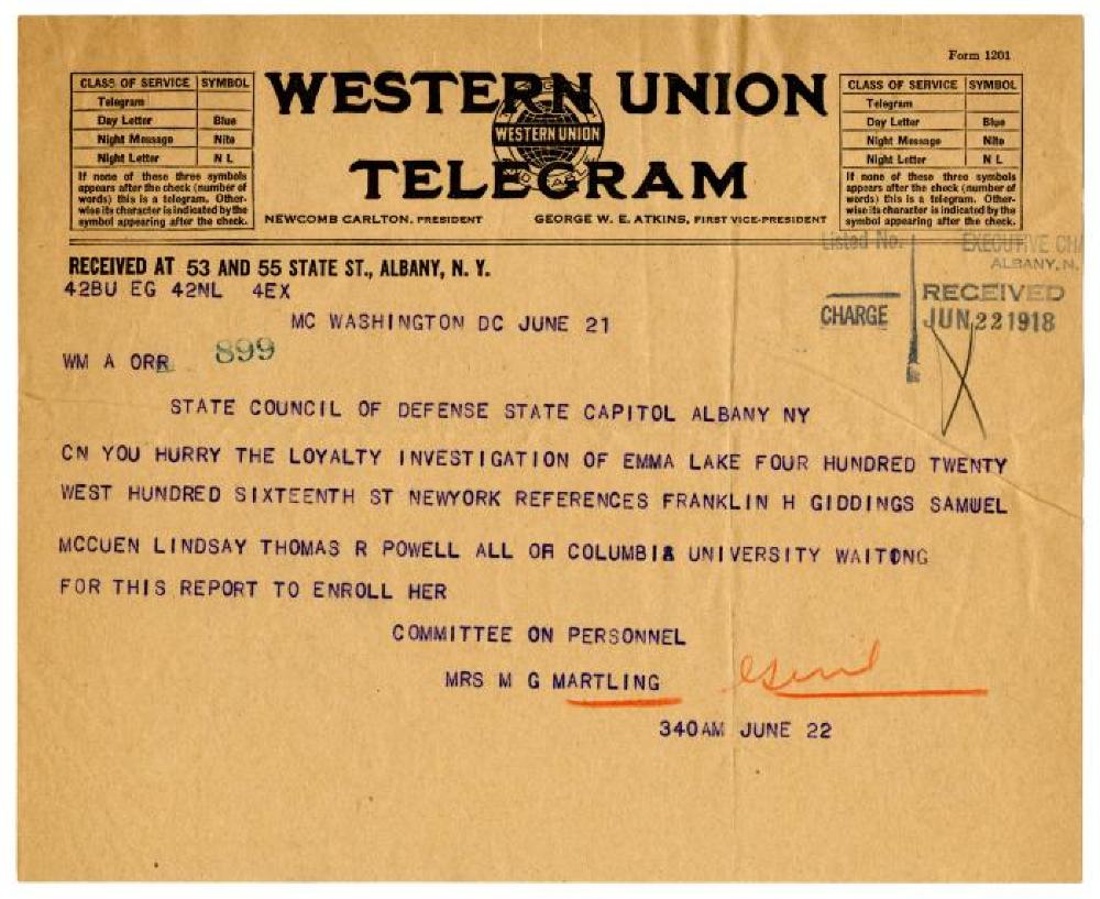 Emma Lake Loyalty Investigation, World War I, 1918 page 2