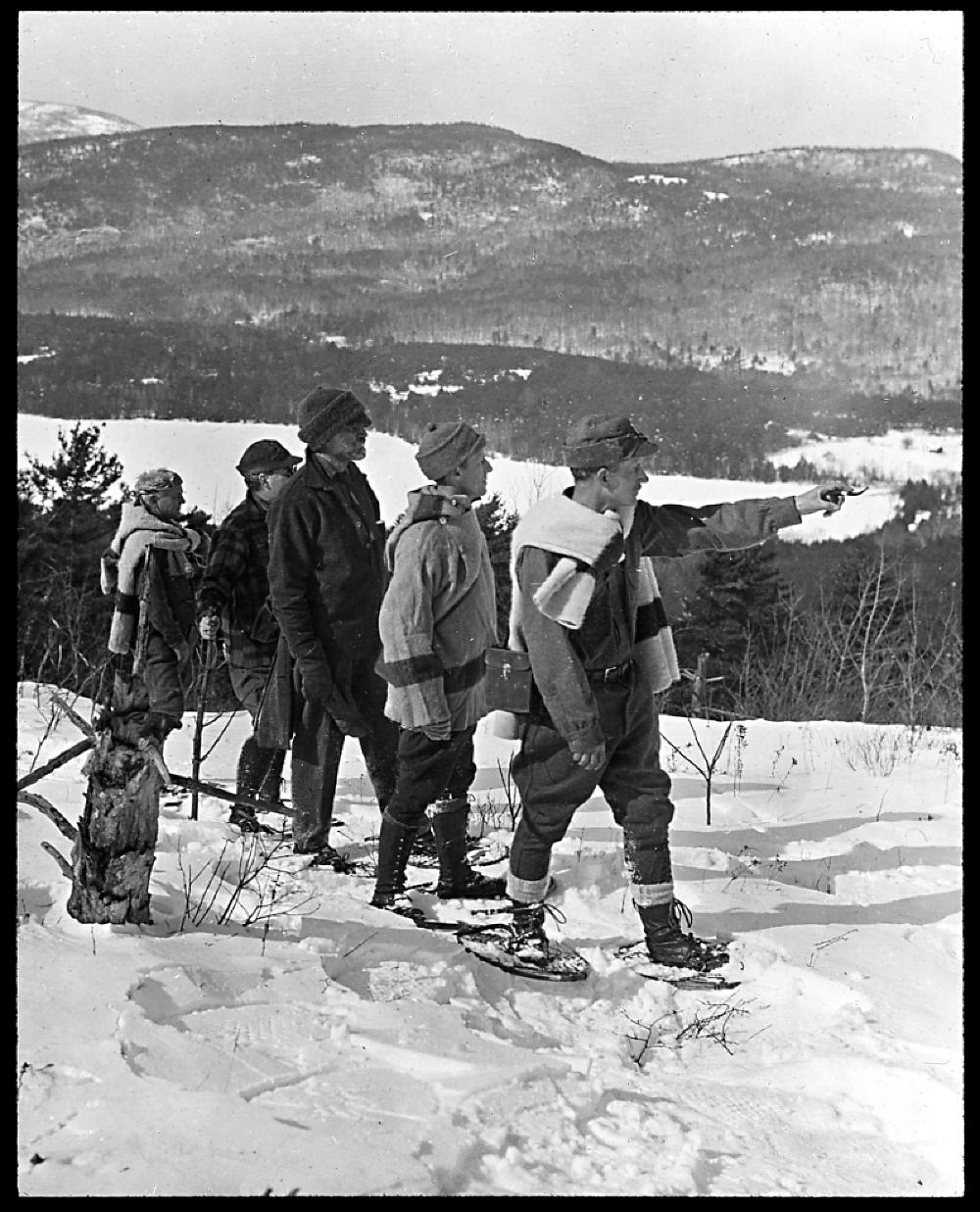 Snowshoeing in the Adirondacks, February 1920 page 1