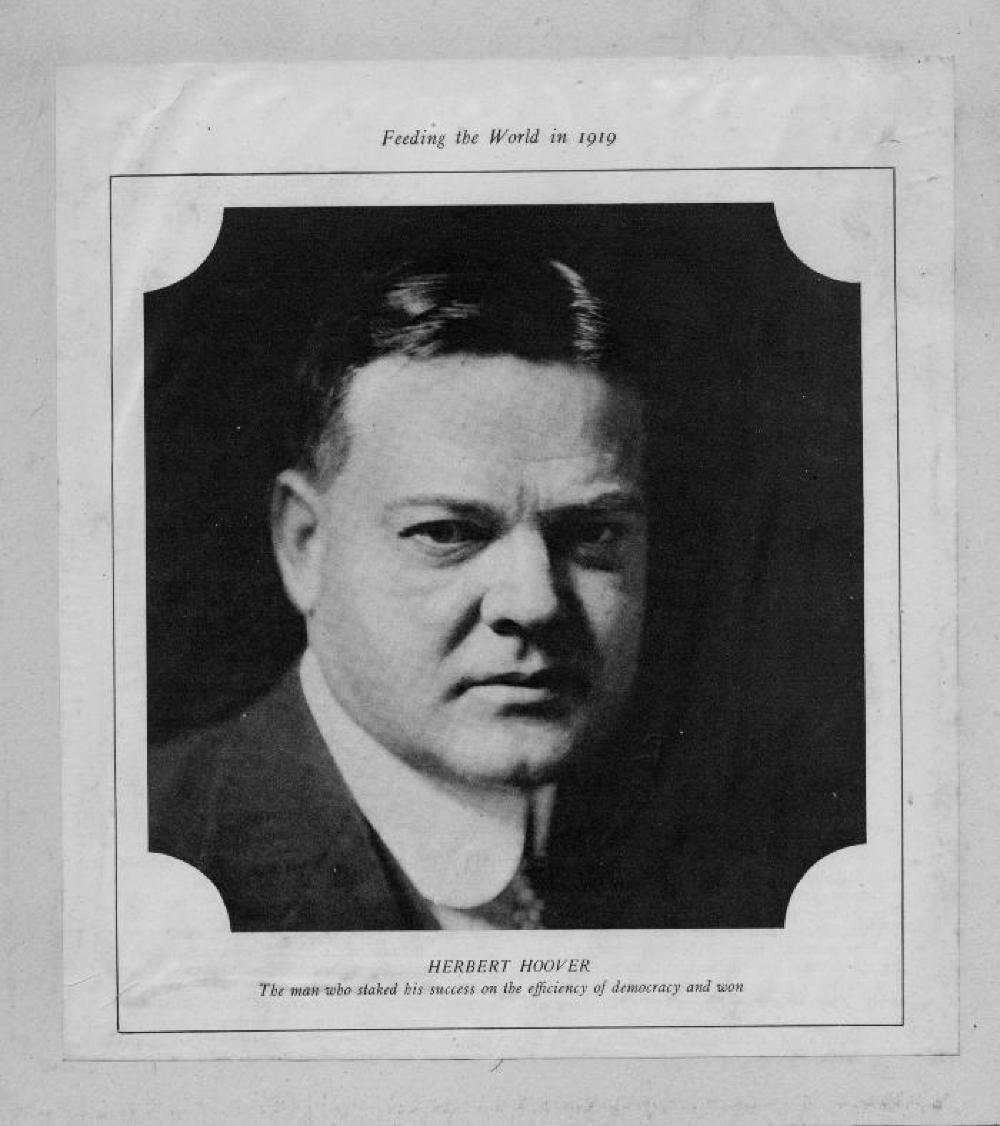 Red Cross portrait of Herbert Hoover, 1919 page 1