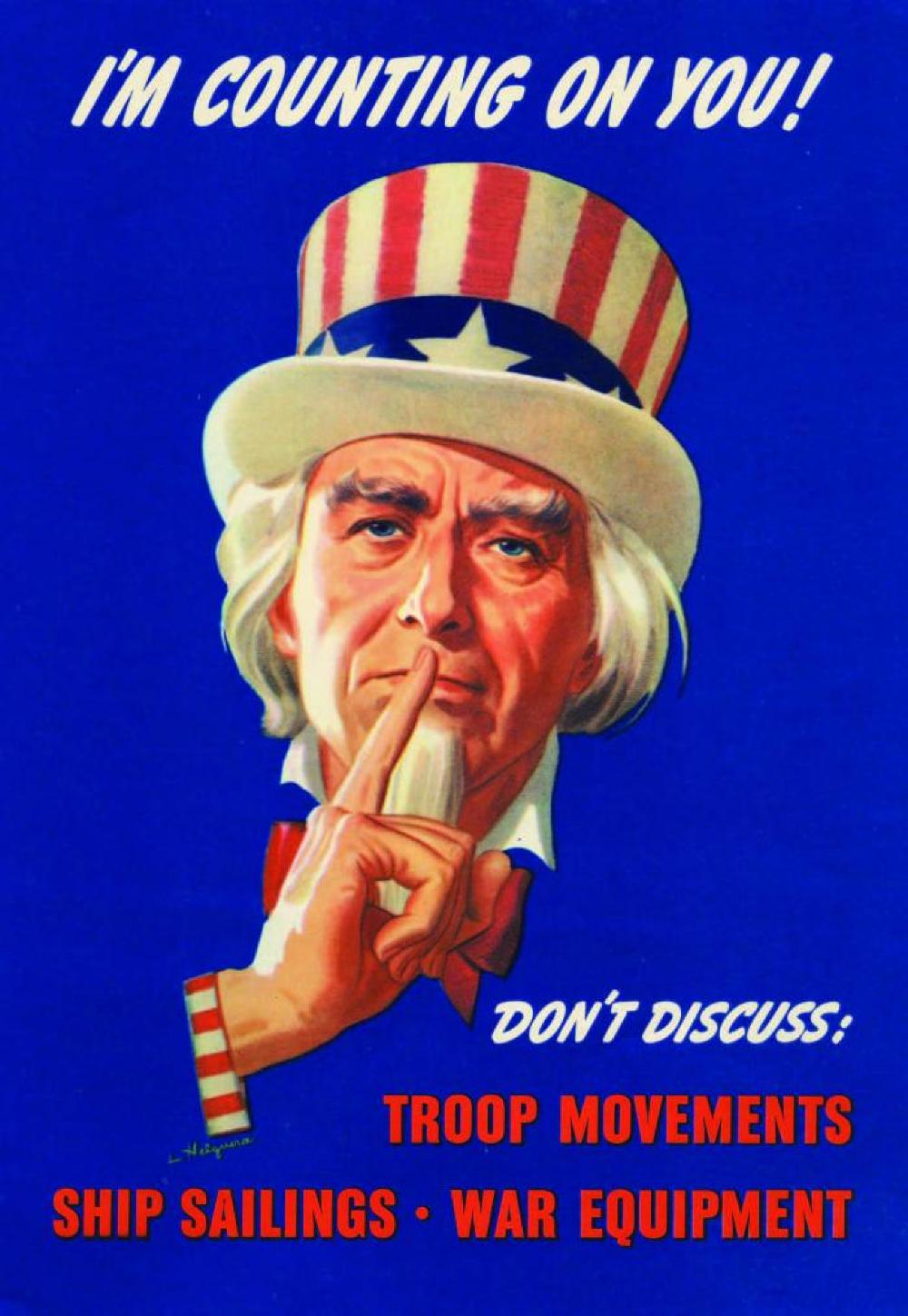 Uncle Sam Poster, "I'm Counting on You!" 1943 page 1